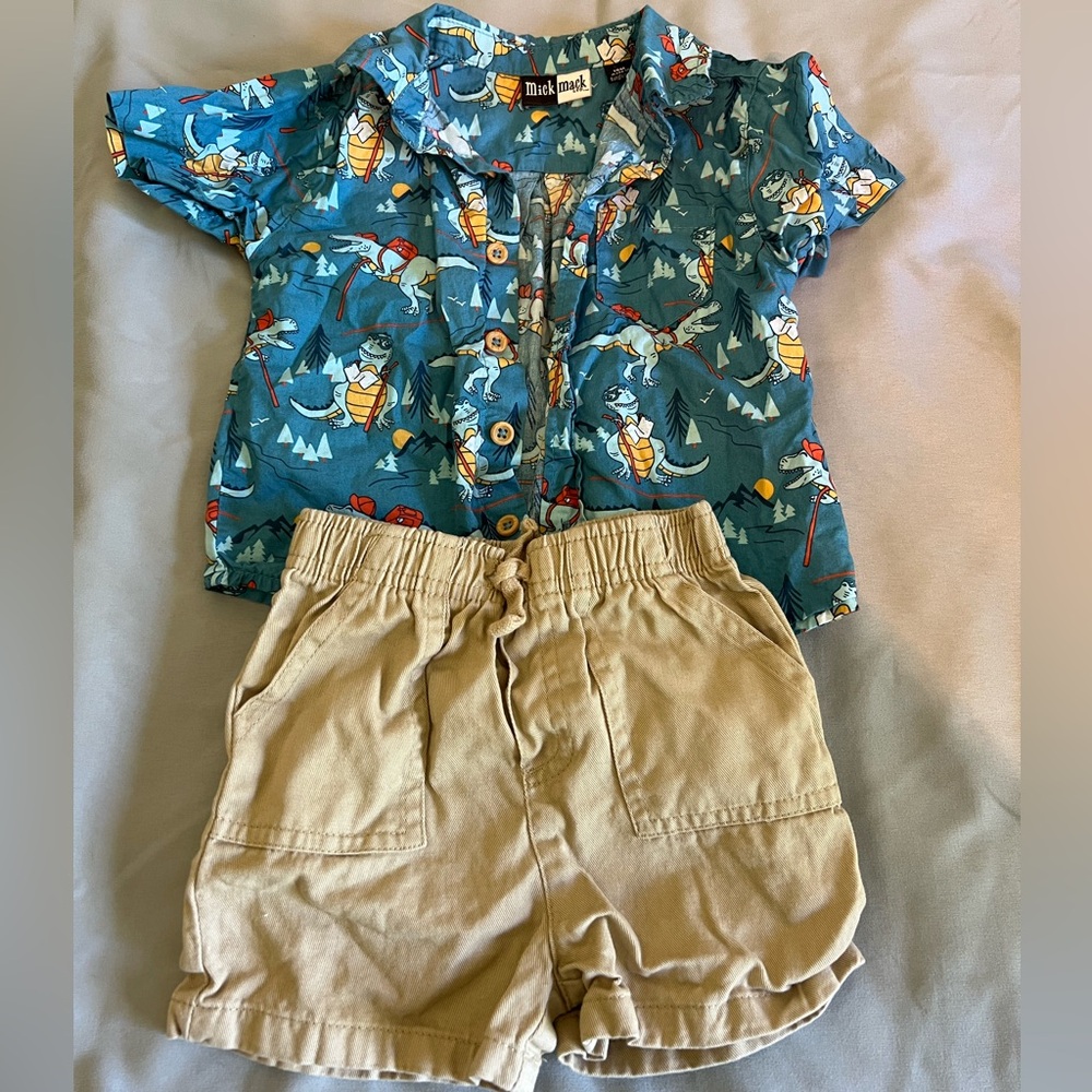 Mick Mack Baby Shorts with Fun Print